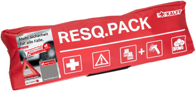 RESQ.PACK inkl. SAFETY-e digitale Rettungskarte und Speicherplatz - DIN 13164